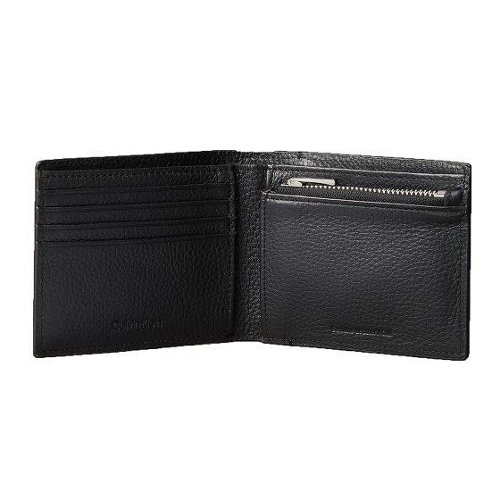 Calvin Klein CK Leather Portfel Ochrona RFID Skórzany 11 cm