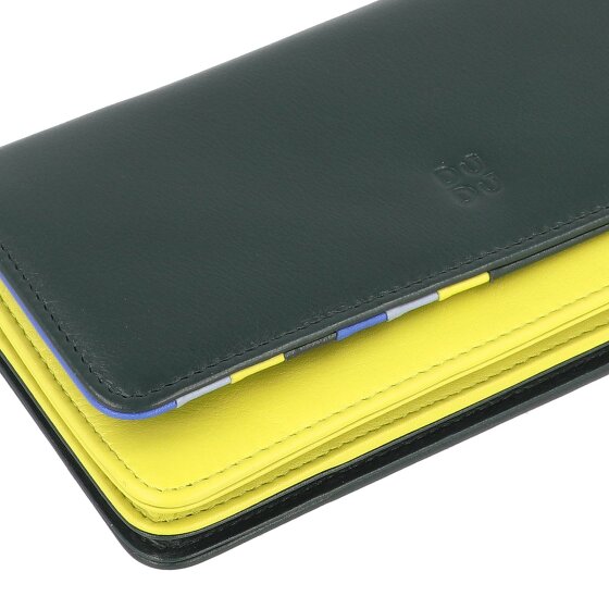 DuDu Canarie Portfel Ochrona RFID Skóra 17.5 cm