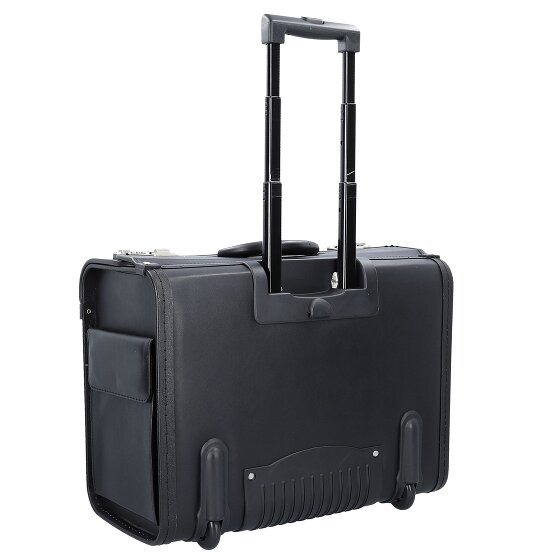 Dermata Walizka Pilot Trolley 48 cm z przegrodą na laptopa