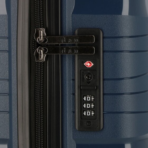 d&n Travel Line 4300 4 kółka Walizka kabinowy S 55 cm