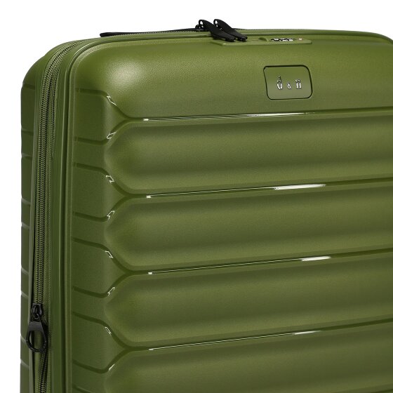 d&n Travel Line 4700 4 kółka Walizka kabinowy 55 cm z plisą rozprężną