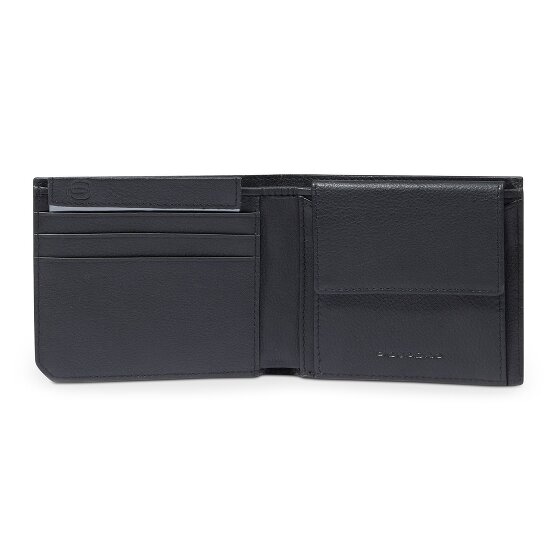 Piquadro Russell Portfel Ochrona RFID Skórzany 11 cm