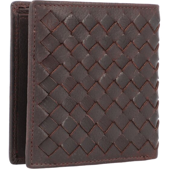 bugatti Tkany portfel skórzany 11 cm
