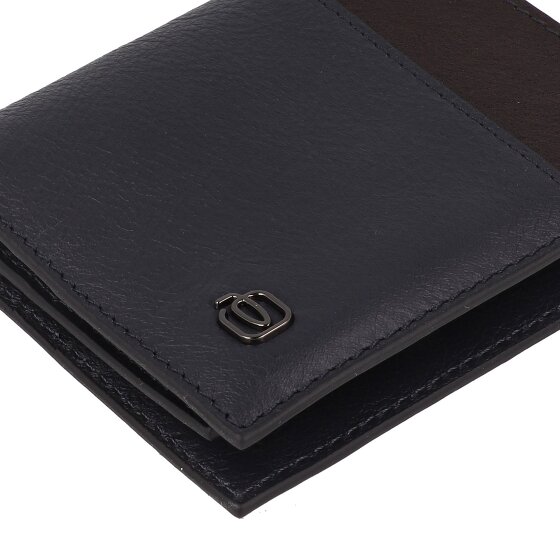 Piquadro Black Square Etui na karty kredytowe Ochrona RFID Skórzany 9 cm