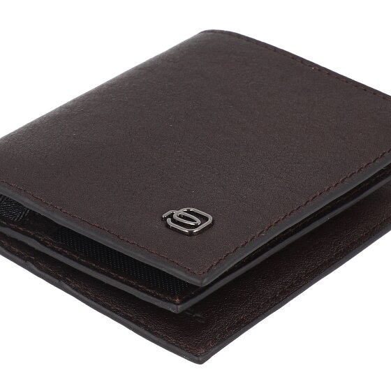 Piquadro Black Square Etui na karty kredytowe Ochrona RFID Skórzany 9 cm