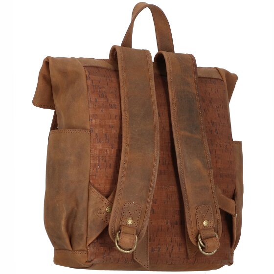 Greenland Nature Nature Plecak skórzany 38 cm Komora na laptopa