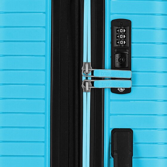 Travelite Orbita 4 kółka Zestaw walizek 3-części z plisą rozprężną