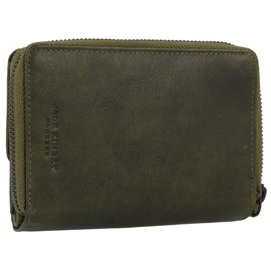 Jack Kinsky Risör Portfel Ochrona RFID Skórzany 14 cm