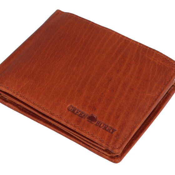 Greenburry House of Norway Portfel Ochrona RFID Skórzany 13 cm