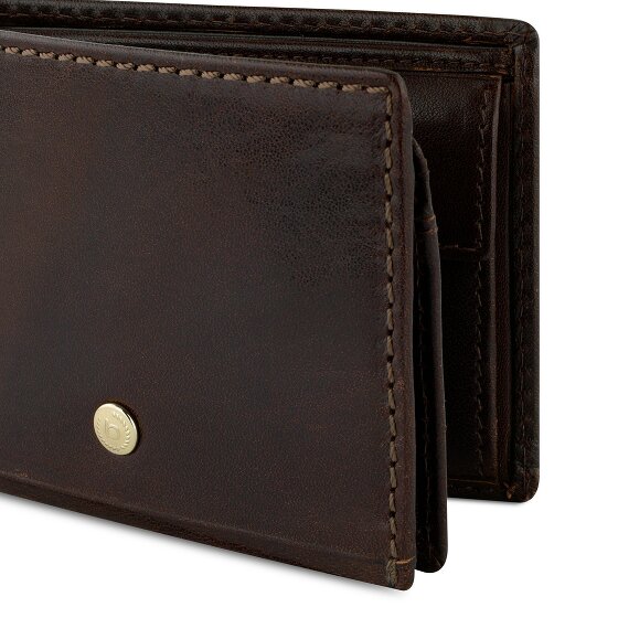 bugatti Neaples Portfel Ochrona RFID Skórzany 10 cm