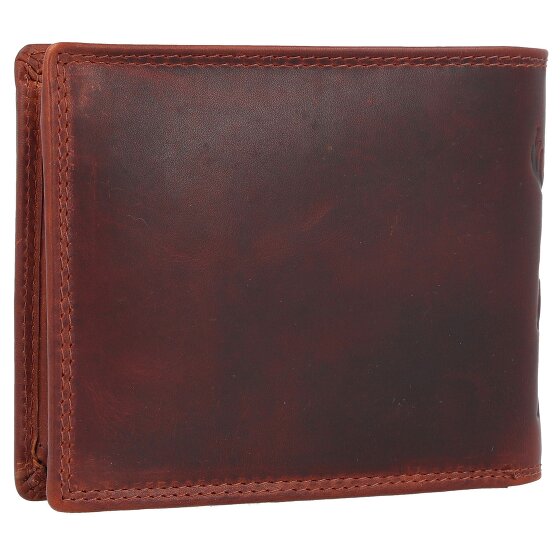 Jack Kinsky Monterey Portfel Ochrona RFID Skórzany 13 cm