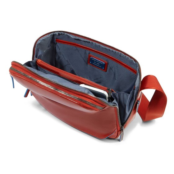 Piquadro Blue Square Torba na ramię Skórzany 27 cm