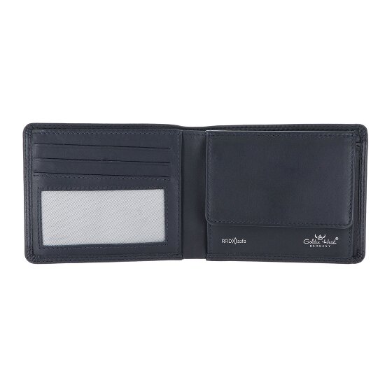 Golden Head Polo Portfel Ochrona RFID Skóra 11 cm
