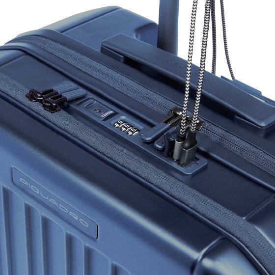 Piquadro PQ Light 4 kółka Walizka z pilotem 45 cm Komora na laptopa