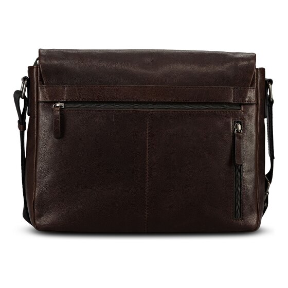 Jost Glasgow Teczka Ochrona RFID Skóra 34 cm Komora na laptopa