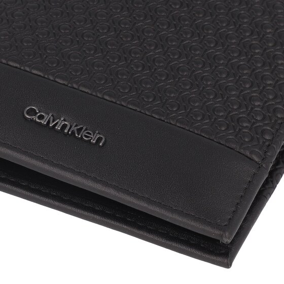 Calvin Klein Nano Portfel Ochrona RFID Skórzany 11 cm