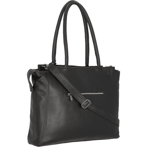 Cowboysbag Skórzana torba na ramię Evi 41 cm z przegrodą na laptopa