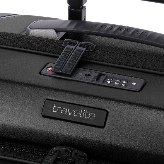 Travelite Millennium 4 kółka Walizka kabinowy 55 cm Komora na laptopa