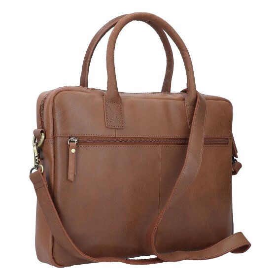 Burkely Vintage Jack Briefcase Leather 37 cm Komora na laptopa