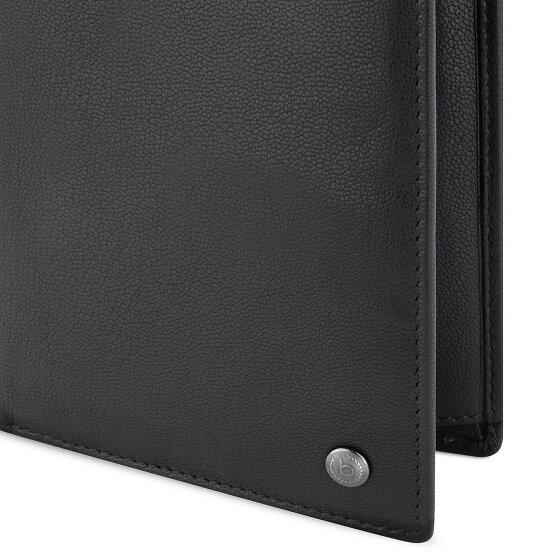 bugatti Black Magic Portfel Skórzany 12 cm