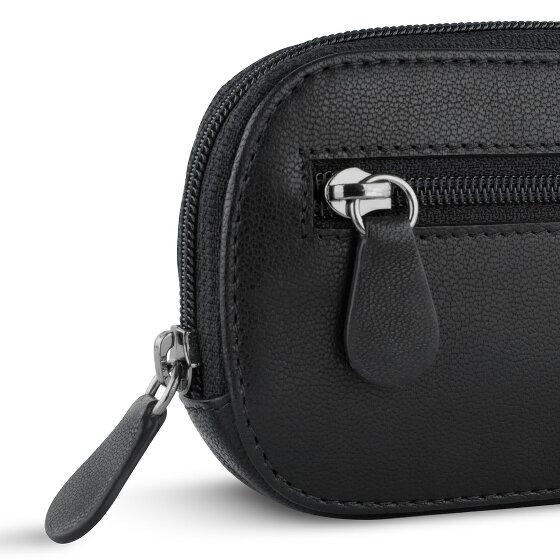 bugatti Black Magic Portfel z kluczem Skórzany 11 cm