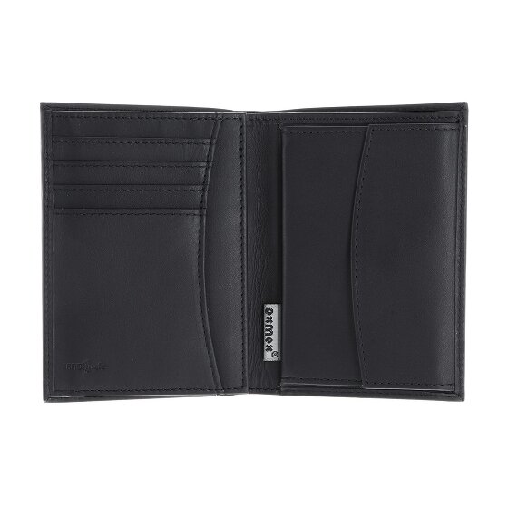 oxmox Leather Portfel Ochrona RFID Skóra 13 cm