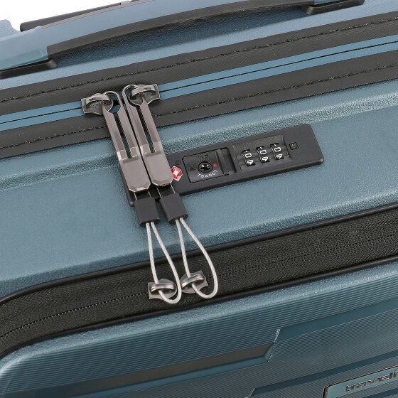 Travelite Air Base 4 kółka Walizka kabinowy 55 cm Komora na laptopa