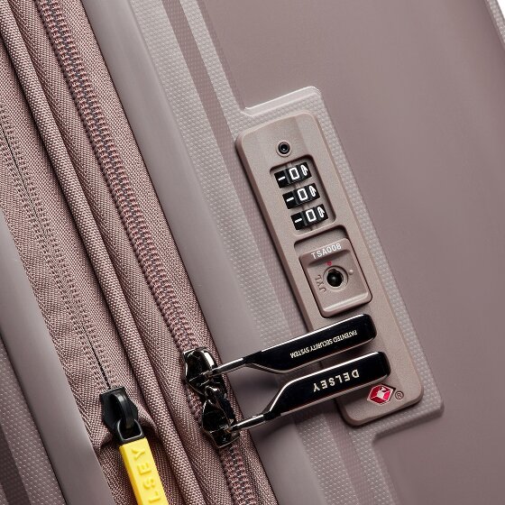 Delsey Paris Lutece 4 kółka Walizka kabinowy 55 cm z plisą rozprężną