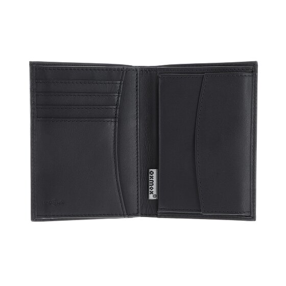 oxmox Leather Portfel Ochrona RFID Skóra 13 cm