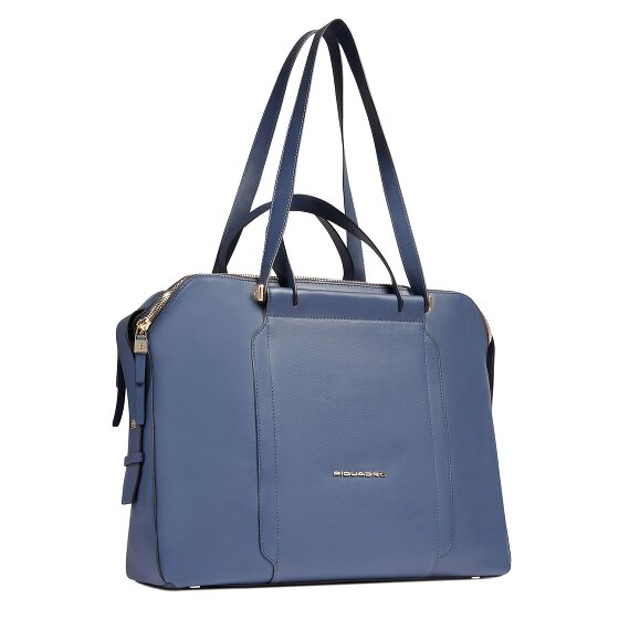 Piquadro Koło torba na laptopa skórzana 40 cm przegroda na laptopa