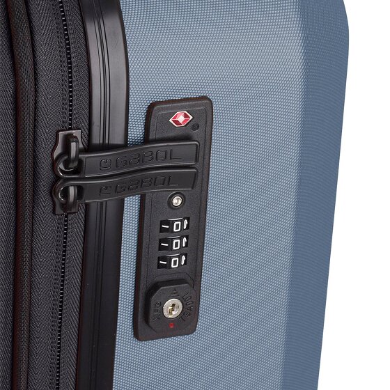 Gabol Montreal 4 kółka Zestaw walizek 3-części z plisą rozprężną