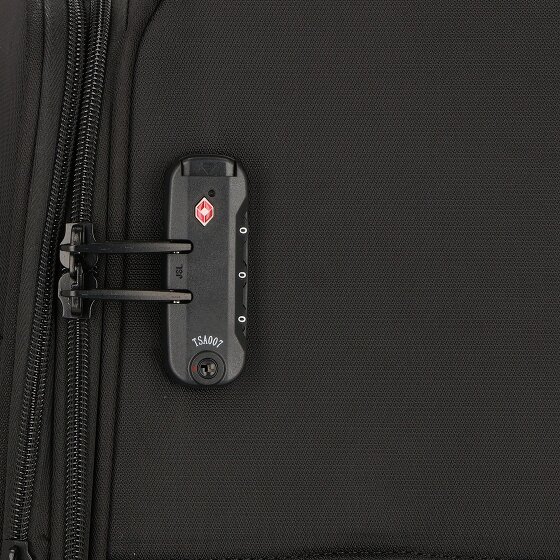 d&n Travel Line 9704 4 kółka Walizka M 68 cm z plisą rozprężną