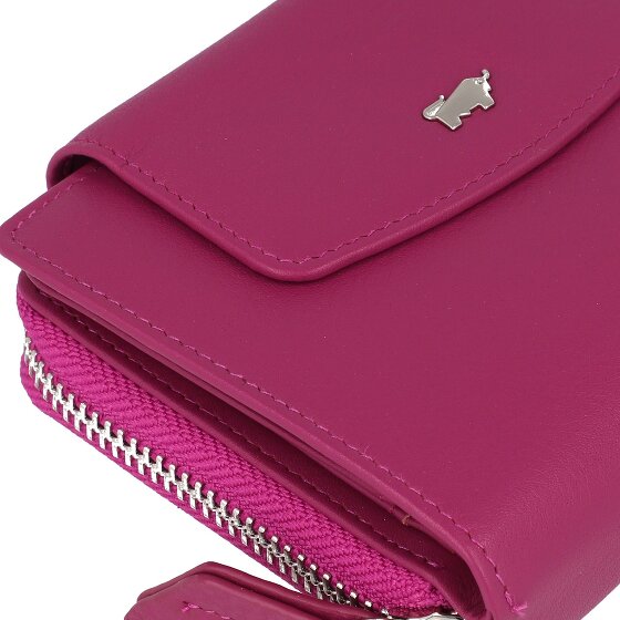 Braun Büffel Joy Portfel Ochrona RFID Skórzany 12 cm