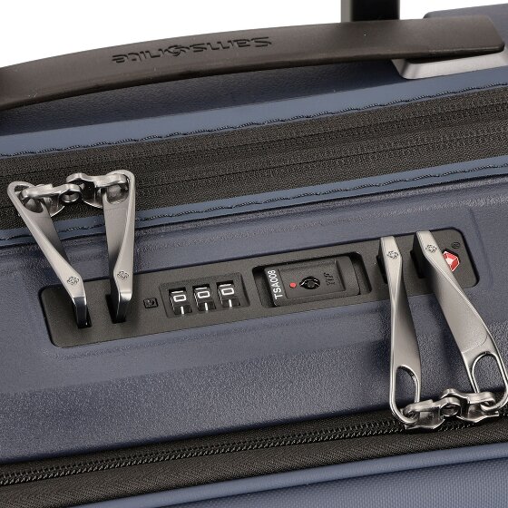 Samsonite Intuo 4 kółka Walizka kabinowy 55 cm Komora na laptopa z plisą rozprężną