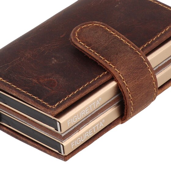 Greenburry Vintage Portfel Ochrona RFID Skórzany 8 cm