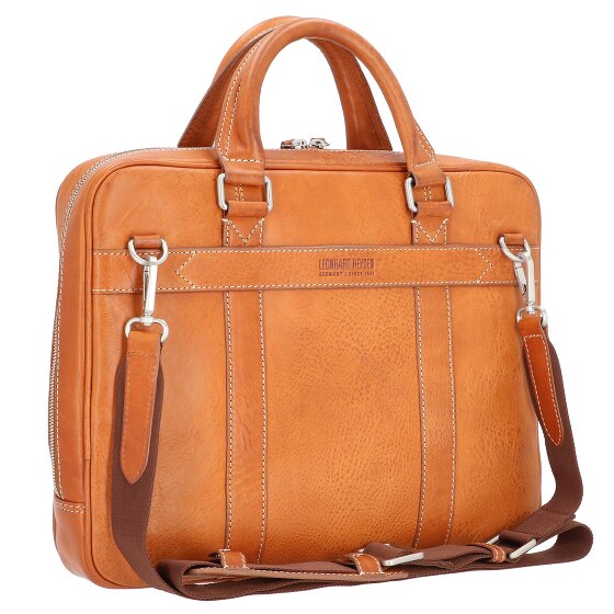Leonhard Heyden Bergamo Teczka skórzana 38 cm Przegroda na laptopa