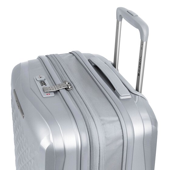 Gabol Queens 4 kółka Zestaw walizek 4-części z plisą rozprężną