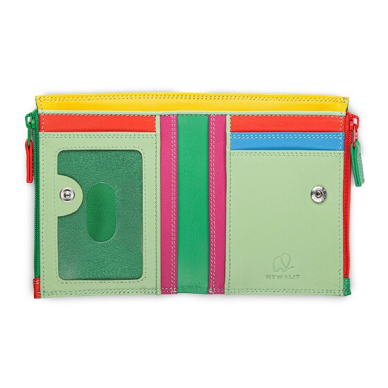 Mywalit Portfel Ochrona RFID Skórzany 9 cm