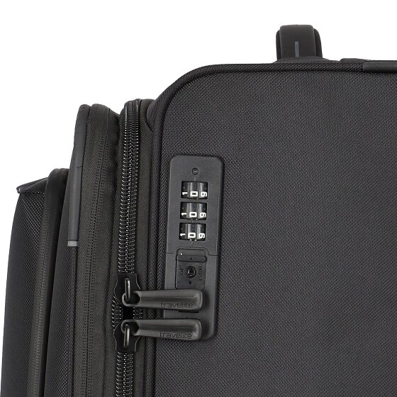 Travelite Crosslite 5.0 4 kółka Walizka L 77 cm z plisą rozprężną