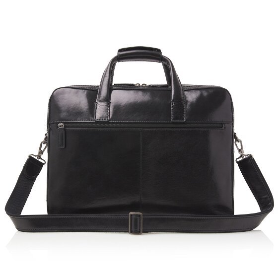 Castelijn & Beerens Paul Briefcase Leather 41 cm Komora na laptopa