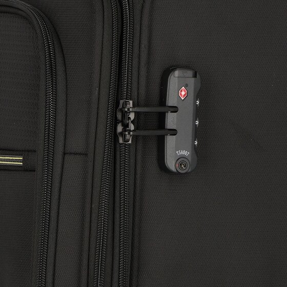 d&n Travel Line 9704 4 kółka Walizka L 78 cm z plisą rozprężną