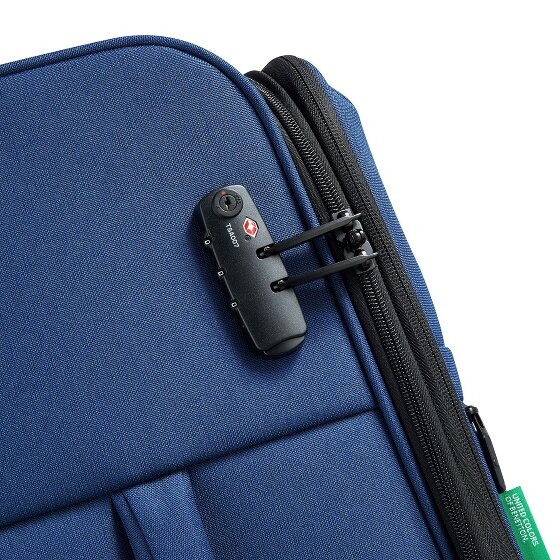 Delsey Paris x United Colors of Benetton BE Wózek 4-kołowy L 76 cm z elastycznym składaniem