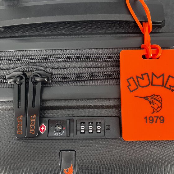 Jump Evae 4 kółka Walizka kabinowy 55 cm z plisą rozprężną