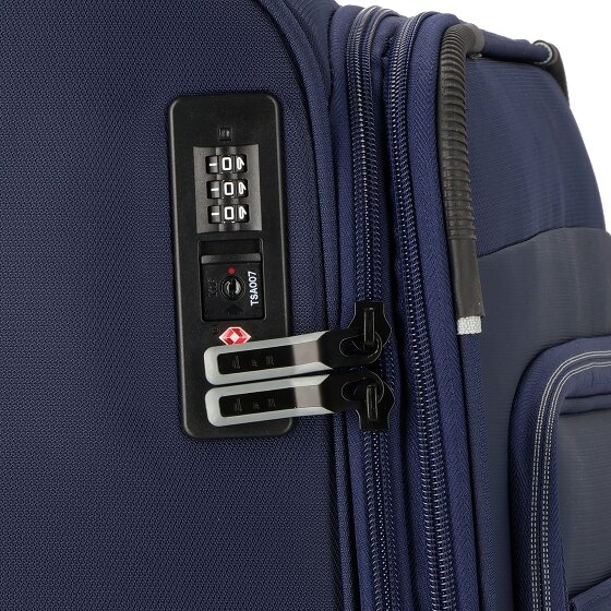 d&n Travel Line 9504 4 kółka Walizka L 76 cm z plisą rozprężną