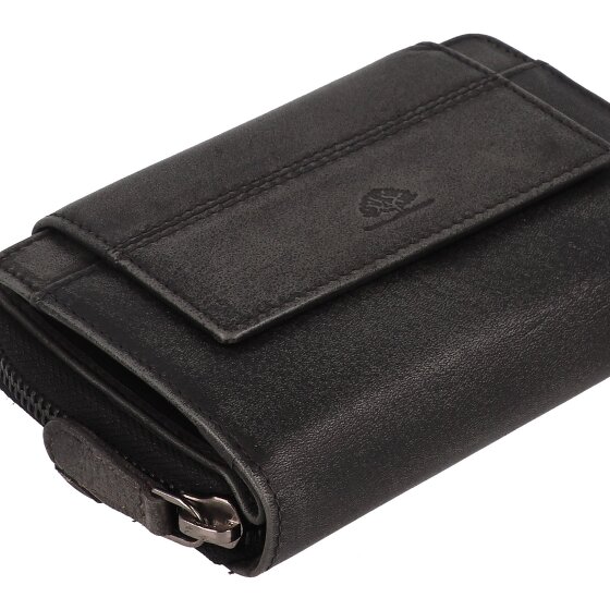 Greenburry Destressed Portfel Ochrona RFID Skórzany 13.5 cm