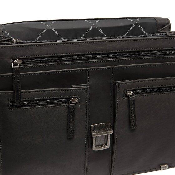The Chesterfield Brand Stuttgart Teczka Skórzany 38 cm Komora na laptopa