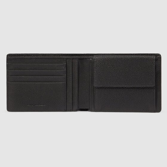 Piquadro Hedley Portfel Ochrona RFID Skórzany 12 cm