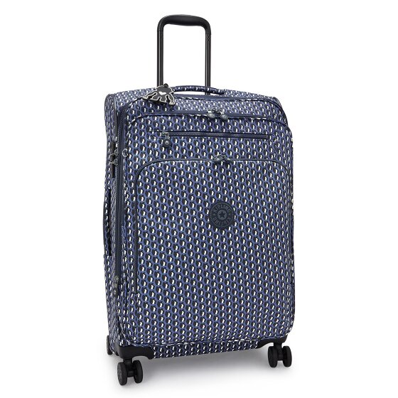 Kipling New Youri Spin M 4 kółka Walizka M 68 cm z plisą rozprężną