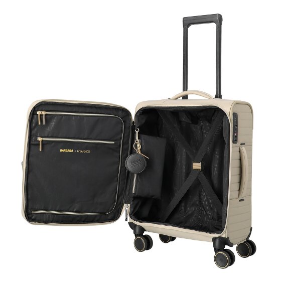 Travelite Barbara Stepp 4 kółka Walizka kabinowy S 55 cm z plisą rozprężną