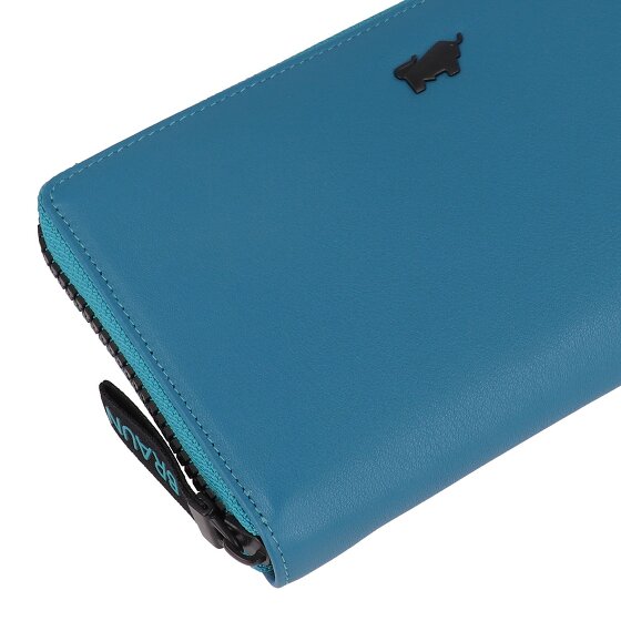 Braun Büffel Capri Portfel Ochrona RFID Skórzany 19 cm